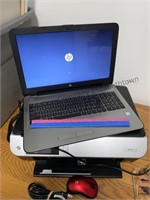 HP laptop computer and HP  envy 5530 printer,