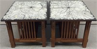 Mission Style Side Tables