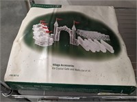 DEPT 56 VILLAGE ICE CRYSTAL GATE