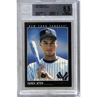 1993 Pinnacle Derek Jeter Rookie Bgs 8.5