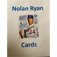 (72) Nolan Ryan Cards In Binder