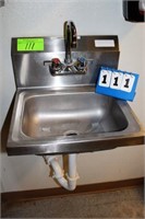 Stainless Steel Handwash Sink, Wall Mounted