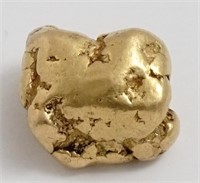 Alaskan gold placer nugget