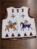 Large Beaded Vest