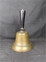 Large Antique Brass School Bell