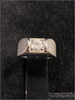 Sterling Silver Men's Fashion Ring