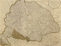 John Cary The New Map of Hungary