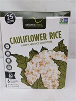 Cauliflower rice 6- 8.46oz pouches BB: 11/2022