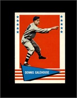 1961 Fleer #107 Dennis Galehouse EX-MT to NRMT+