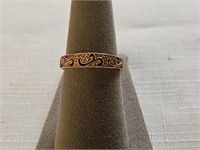 10K Gold Ladies Ring with Diamond Accents