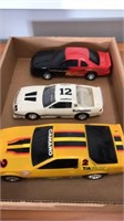 Lot of 3 Plastic Cars