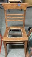 Wooden chair -missing seat