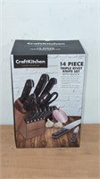 New Craft Kitchen  14 Pc Rivet Knife Set