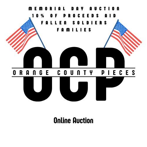 Memorial Day Auction 10% to Families of Fallen Soldiers