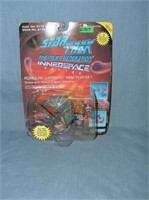 Star Trek space ship and figure set