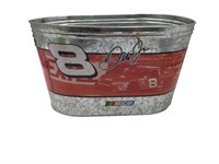 Dale Earnhardt NASCAR Red and White Metal Bucket