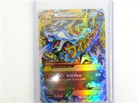 Holographic Mega Charizard Card in Protector