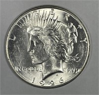 1926-S Peace Silver $1 Brilliant Uncirculated BU