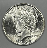 1923 Peace Silver $1 Brilliant Uncirculated BU