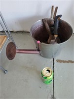 Sprinkler Can w/ Gardening Tools