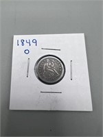 1849-O Seated Dime