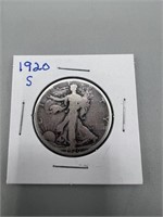 1920-S Walking Liberty Silver Half Dollar