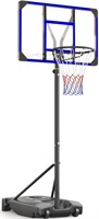 E9287  Neche Portable Basketball Hoop, 4.82-8.53ft