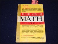 High Speed Math Self-Taught Printed 1959