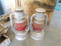 (2) Dietz Oil Lanterns