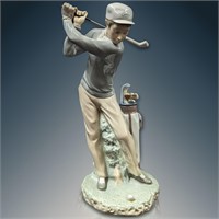Lladro Porcelain Figure "Golfer" #4824