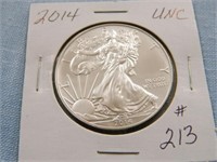 2014 American Eagle Silver Dollar - UNC