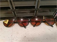 Two pr Ambervision Glasses