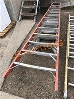 3pc -12FT Red and 2 6FT Aluminum Ladders