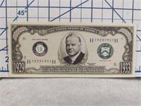 Herbert Hoover Presidential banknote