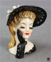 Porcelain Lady Head Vase