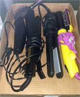 Various hair straightener's and hair tools