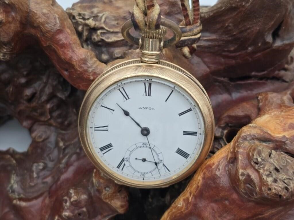 Waltham Pocket Watch Runs Well