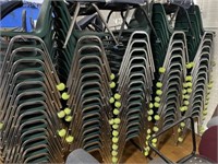 School Surplus Gym - Rows of Stack Chairs