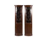 Pair Georgian Corner Cabinets