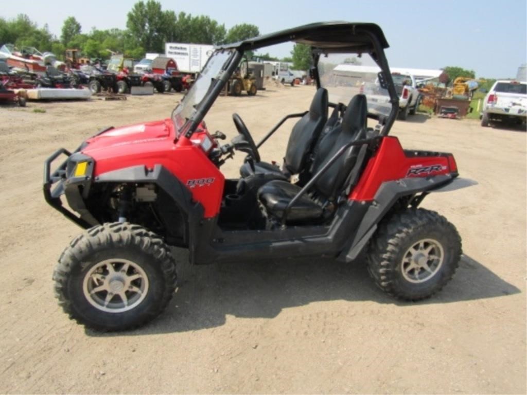 2013 Polaris 800 EFI RZRs 4x4, 10,526K, 755 Hours