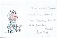 Maréchal. Carte postale Prudence Petitpas signée