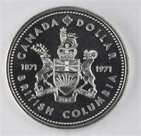 1971 CANADIAN COMMEMORATIVE SILVER DOLLAR