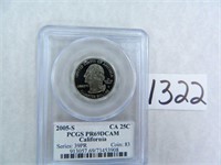 TEN (10) 2005-S California Quarter