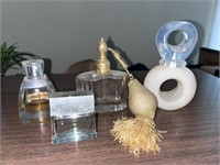 Collection of Vintage Perfume Bottles