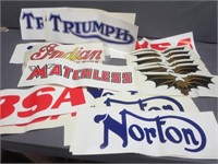 Motorcycle Banners & Stickers