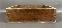 Vintage Small Arms Ammunition Wooden Crate