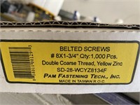 Pam #8 x 1-3/4" Belt Screws