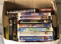 Box Filled with VHS Tape