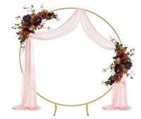 6.5FT Metal Wedding Arbor, Wedding Arch Round