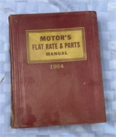 1964 Motors flat rate and parts manual